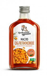 Облепиховое масло "Правильный гурман" 250 мл 