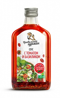 Соус с томатами и базиликом "Правильный гурман" 250 мл
