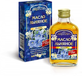 Льняное масло "Алтай" 100 мл 